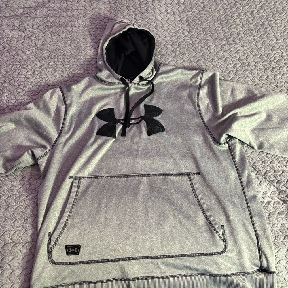 Under Armour Gray and Black Hoodie
